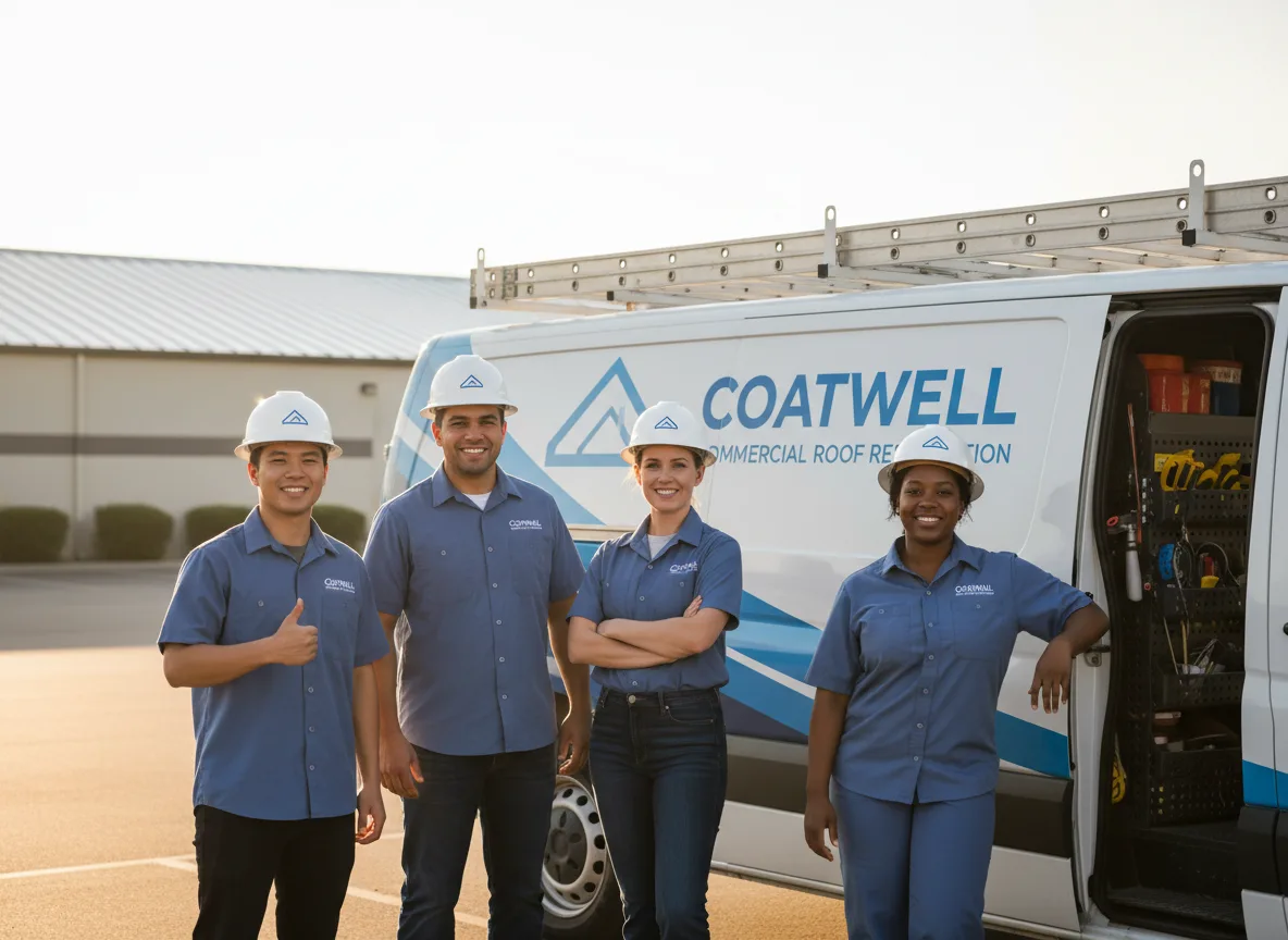Commercial roof coating company in Dodge, WI